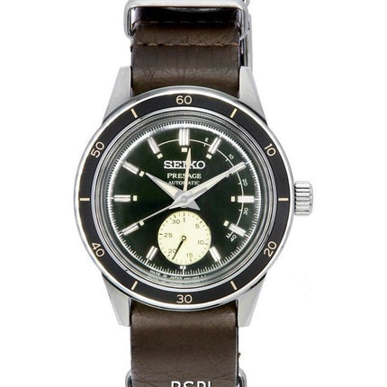 Seiko Presage Style60s vihreä kellotaulu automaattinen SSA451 SSA451J1 SSA451J miesten kello