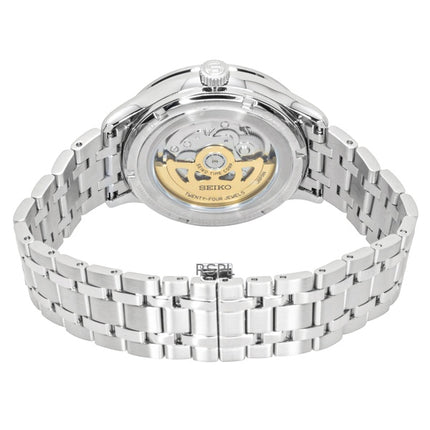 Seiko Presage Japanese Garden ruostumattomasta teräksestä valmistettu vihreä kellotaulu automaattinen SSA463J1 miesten kello