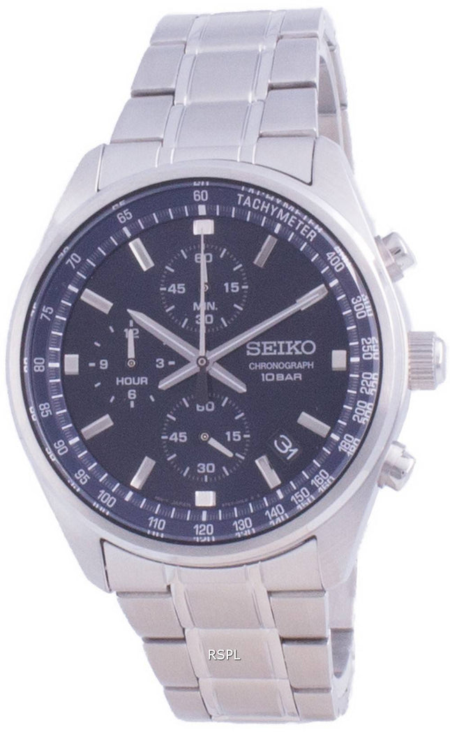 Kunnostettu Seiko Chronograph Quartz SSB377 SSB377P1 SSB377P 100M miesten kello
