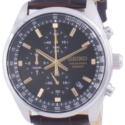Kunnostettu Seiko Chronograph Quartz SSB385 SSB385P1 SSB385P 100M miesten kello