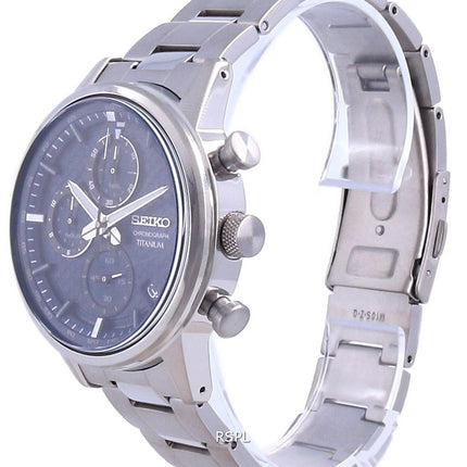 Seiko Discover More Titanium Chronograph Quartz SSB387 SSB387P1 SSB387P 100M miesten kello