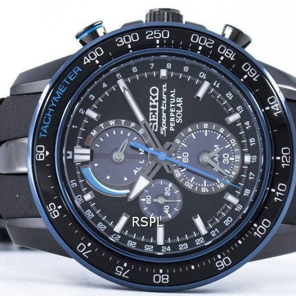 Seiko Sportura ikuinen aurinko moni--toimia SSC429 SSC429P1 SSC429P Miesten Kello