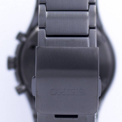Seiko Sportura maailman aika Solar Chronograph SSC481 SSC481P1 SSC481P Miesten Kello