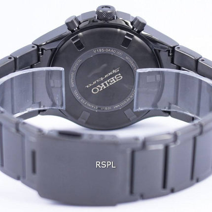 Seiko Sportura maailman aika Solar Chronograph SSC481 SSC481P1 SSC481P Miesten Kello