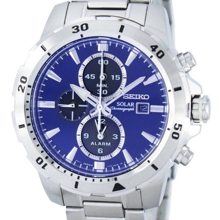 Seiko Solar Chronograph hälytys SSC555 SSC555P1 SSC555P Miesten Kello