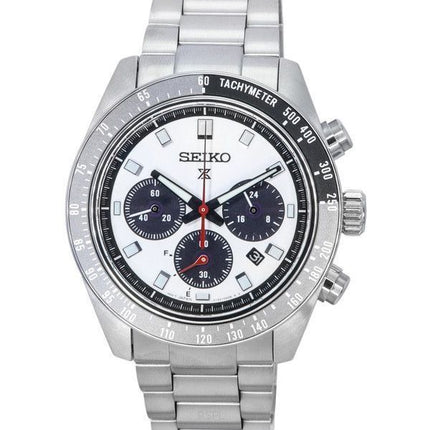 Seiko Prospex Speedtimer Go suuri kronografi hopea kellotaulu Solar SSC911P1 100M miesten kello