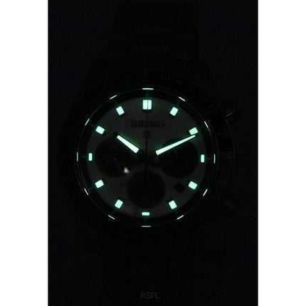 Seiko Prospex Speedtimer Go suuri kronografi hopea kellotaulu Solar SSC911P1 100M miesten kello