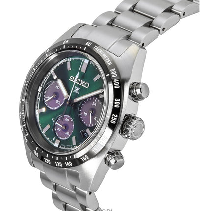 Seiko Prospex Speedtimer Chronograph Deep Green Dial Solar SSC933P1 100M miesten kello