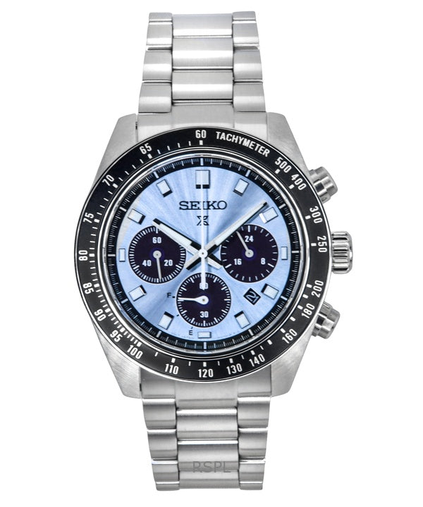 Seiko Prospex Crystal Trophy Speedtimer Chronograph Blue Dial Solar SSC935P1 100M Miesten kello