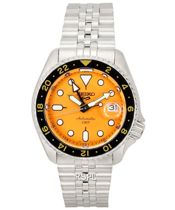 Seiko 5 Sports Mikan Orange GMT SKX uudelleentulkinta automaattinen SSK005 SSK005K1 SSK005K 100M miesten kello