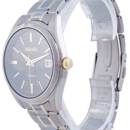 Seiko Discover More Titanium Quartz SUR377 SUR377P1 SUR377P 100M miesten kello
