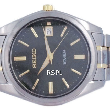Seiko Discover More Titanium Quartz SUR377 SUR377P1 SUR377P 100M miesten kello
