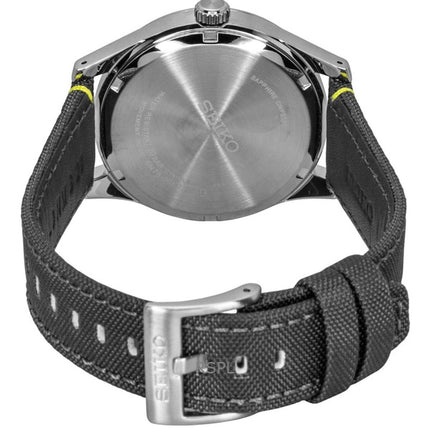 Seiko Conceptual Nylon Strap Grey Dial Quartz SUR543P1 100M miesten kello