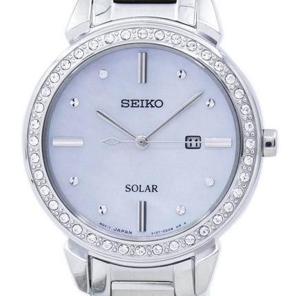 Seiko aurinko timantti aksentti SUT327 SUT327P1 SUT327P naisten Kello