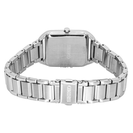 Seiko Essentials ruostumattomasta teräksestä valmistettu vihreä kellotaulu kvartsi SWR075P1 naisten kello