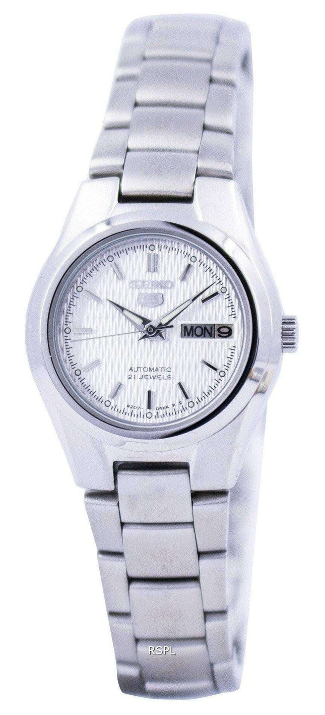 Kunnostettu Seiko 5 automaattinen 21 jalokiven SYMC07 SYMC07K1 SYMC07K naisten kello