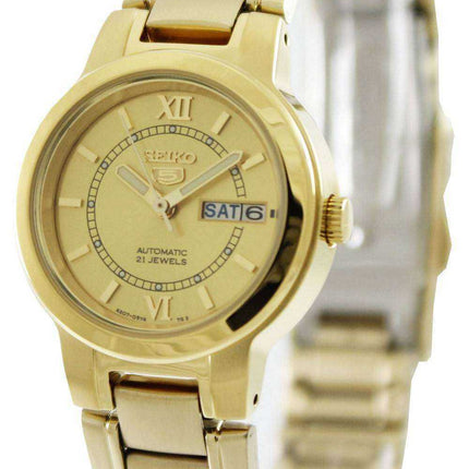 Kunnostettu Seiko 5 automaattinen 21 jalokiven SYME58 SYME58K1 SYME58K naisten kello