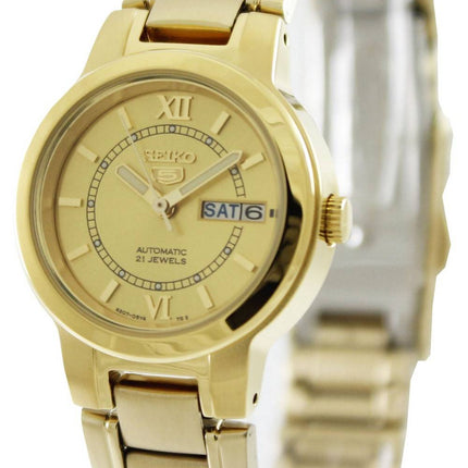 Kunnostettu Seiko 5 automaattinen 21 jalokiven SYME58 SYME58K1 SYME58K naisten kello