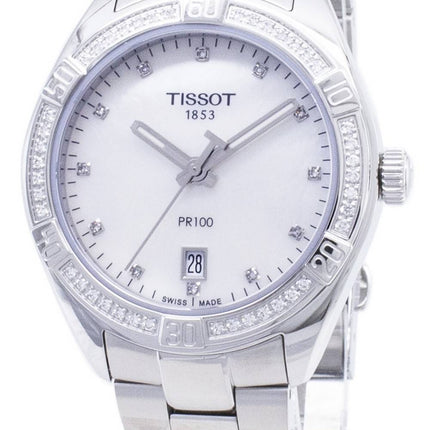 Tissot T-Classic PR 100 Lady Sport T 101.910.61.116.00 T1019106111600 Diamond aksentti kvartsi Naisten Kello