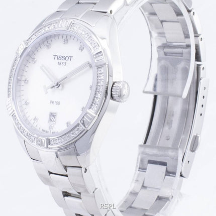 Tissot T-Classic PR 100 Lady Sport T 101.910.61.116.00 T1019106111600 Diamond aksentti kvartsi Naisten Kello