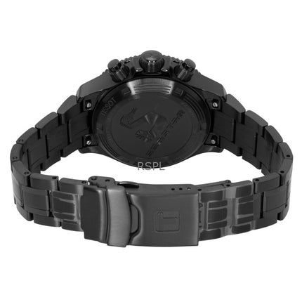 Tissot Seastar 1000 Chronograph musta ruostumattomasta teräksestä valmistettu musta kellotaulu kvartsi sukeltajan T120.217.33.061.00 300M miesten kello