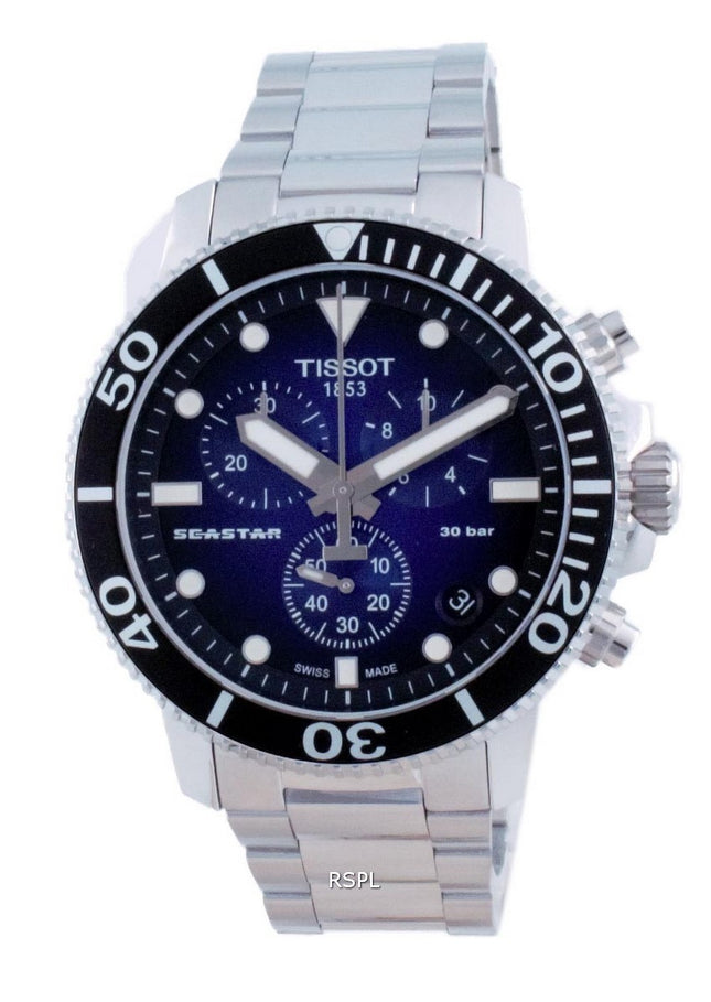 Tissot T-Sport Seastar 1000 Chronograph Quartz Diver',s T120.417.11.041.01 T1204171104101 300M miesten kello
