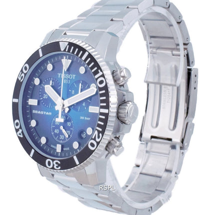 Tissot T-Sport Seastar 1000 Chronograph Quartz Diver&#39,s T120.417.11.041.01 T1204171104101 300M miesten kello