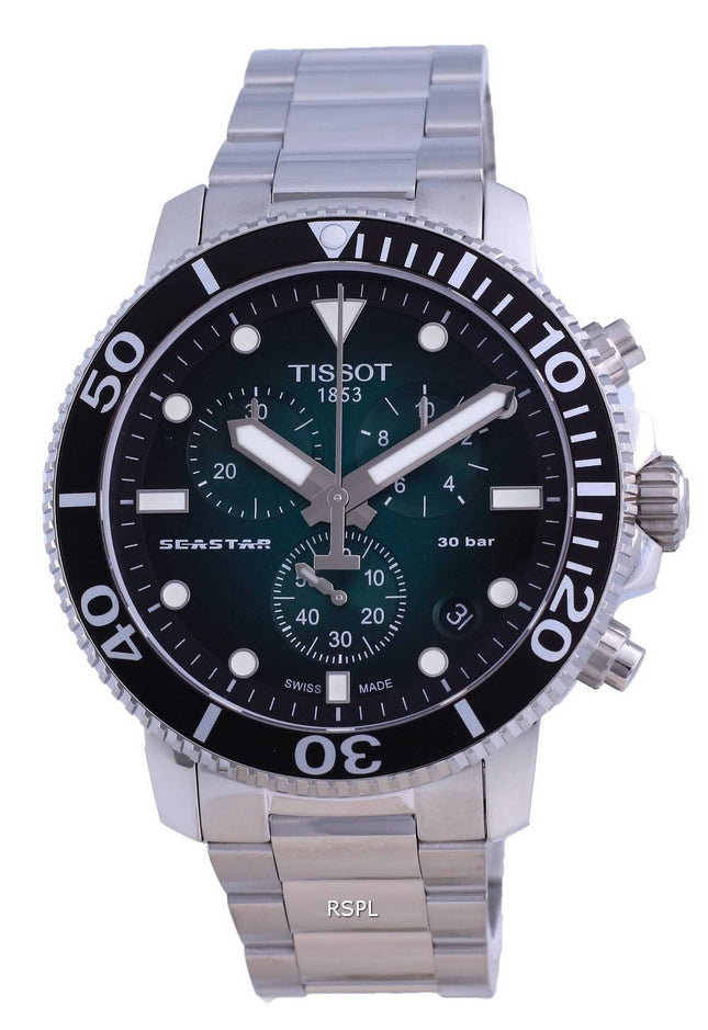 Tissot T-Sport Seaster 1000 Chronograph Diver&#39,s Quartz T120.417.11.421.00 T1204171142100 300M miesten kello