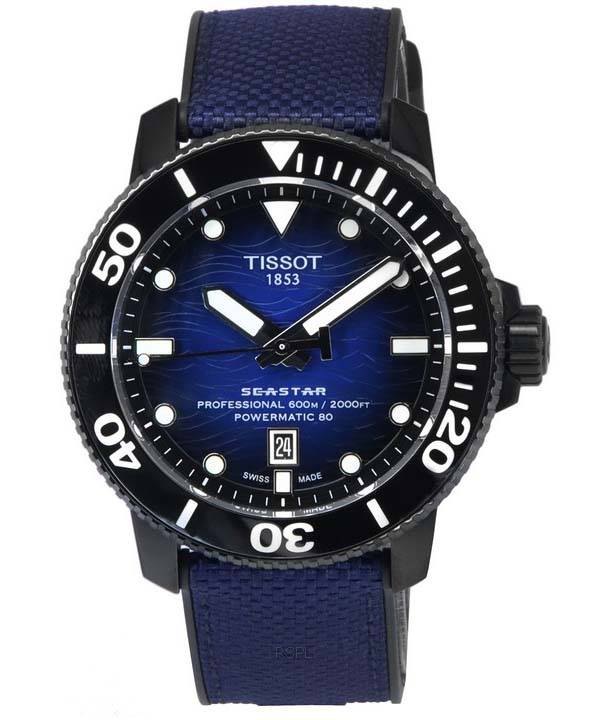 Tissot T-Sport Seastar 2000 Professional Powermatic 80 Diver',s T120.607.37.041.00 T1206073704100 600M miesten kello