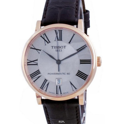 Tissot T- Classic Carson Premium Powermatic 80 automaattinen T122.407.36.033.00 T1224073603300 miesten kello