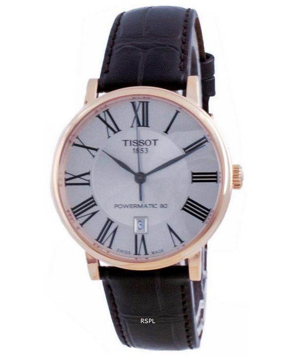 Tissot T- Classic Carson Premium Powermatic 80 automaattinen T122.407.36.033.00 T1224073603300 miesten kello