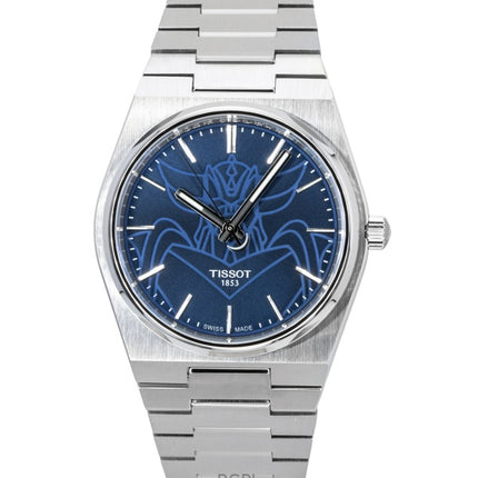 Tissot PRX UFO Robot Grendizer ruostumattomasta teräksestä valmistettu sininen kellotaulu automaattinen T137.407.11.041.02 100M miesten kello