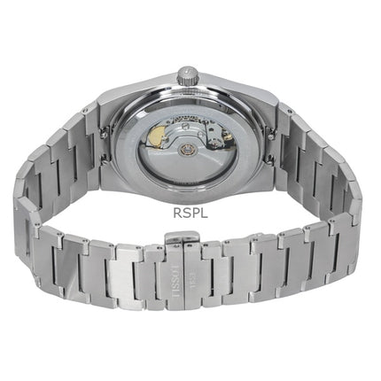 Tissot PRX Powermatic 80 gradientti ruostumattomasta teräksestä jääsininen kameleonttikellotaulu automaattinen T137.407.11.351.01 100M miesten kello