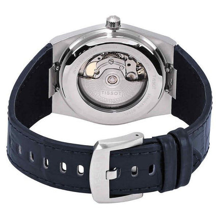 Tissot PRX Powermatic 80 nahkahihna, sininen kellotaulu, automaattinen T137.407.16.041.00 100M miesten kello