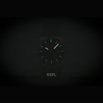 Tissot PRX ruostumattomasta teräksestä valmistettu punainen kellotaulu kvartsi T137.410.11.421.00 100M miesten kello