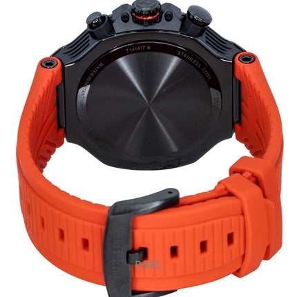 Tissot T-Race Chronograph -kvartsikello, synteettisellä rannekkeella, tummanharmaalla kellotaululla, T141.417.37.061.01, 100M, miesten kello