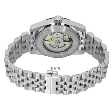Tissot PR516 Powermatic 80 ruostumaton teräs musta kellotaulu automaattinen T149.407.11.051.00 100M miesten kello
