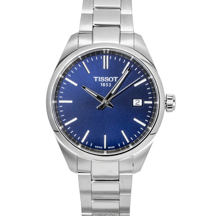 Tissot PR 100 ruostumattomasta teräksestä valmistettu sininen kellotaulu kvartsi T150.210.11.041.00 100M naisten kello