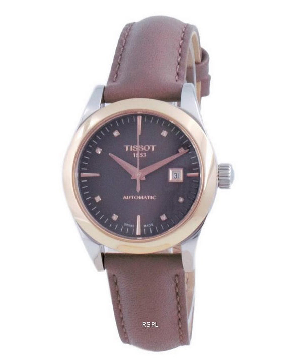 Tissot T-My Lady 18K kulta timantti aksentti automaattinen T930.007.46.296.00 T9300074629600 naisten kello