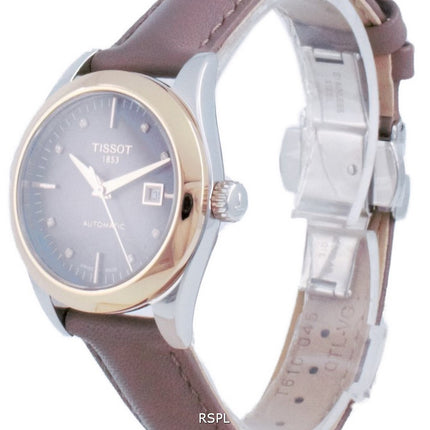 Tissot T-My Lady 18K kulta timantti aksentti automaattinen T930.007.46.296.00 T9300074629600 naisten kello