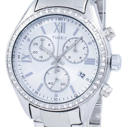 Timex Miami Chronograph kvartsi Diamond aksentti TW2P66800 naisten Kello