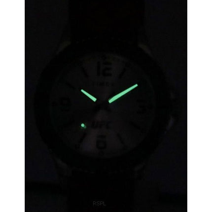 Timex UFC Gamer silikonihihna hopea kellotaulu kvartsi TW2V58200 miesten kello