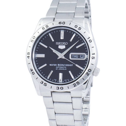 Kunnostettu Seiko 5 musta kellotaulu automaattinen SNKE01K1 miesten kello