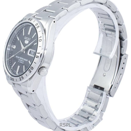 Kunnostettu Seiko 5 musta kellotaulu automaattinen SNKE01K1 miesten kello