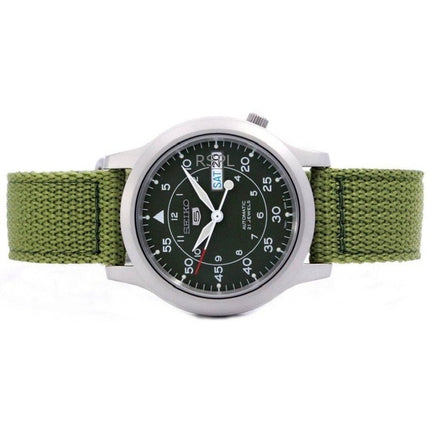 Kunnostettu Seiko 5 Military Green kellotaulu automaattinen SNK805K2 miesten kello
