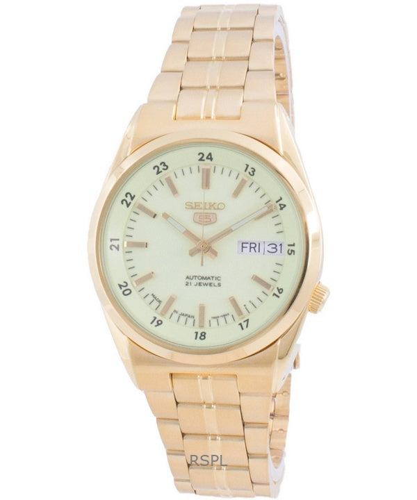 Kunnostettu Seiko 5 Champagne Dial automaattinen SNK578J1 miesten kello