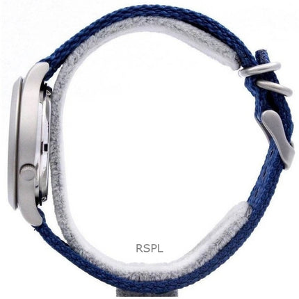 Kunnostettu Seiko 5 Military Blue kellotaulu automaattinen SNK807K2 miesten kello