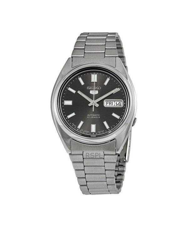 Kunnostettu Seiko 5 musta kellotaulu automaattinen Japanissa valmistettu SNXS79J1 miesten kello