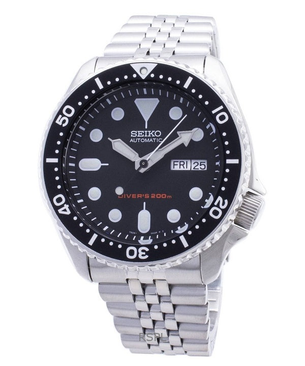 Kunnostettu Seiko Black Dial Automatic Divers SKX007K2 miesten kello