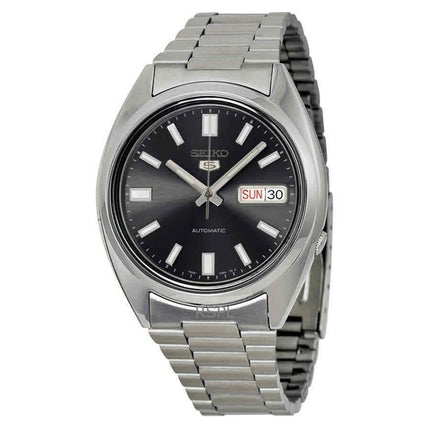 Kunnostettu Seiko 5 Black Dial automaattinen SNXS79K1 miesten kello